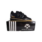 Rxn Leather Weightlifting Shoes Black Gold Mens Size 7 Exercise Fitness Power 