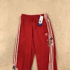 Adidas Womens Small Joggers Floral Graphic New Is2427 Red