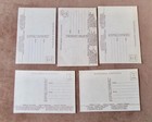 5 Original Wwii 1942 Leningrad Siege Songs Postcards Artist G  Morozov Archive