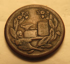 Civil War Token Store Card R   W Jenkinson Alleghany Pa-13e-4a Copper Exonumia