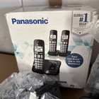 Panasonic Kx-tge433 Black Cordless Phone With  Answering Machine- 3 Handsets