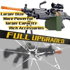 Emerbu M249 Gel Ball Blaster Semi   Full Auto 36 Inch Big Size Large Capacity