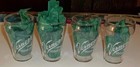 Vintage Small Vernor s Ginger Ale Glasses Set Of 4 Deliciously Different Slogan