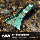 Asr Outdoor 12  Pocket Mini Gold Sluice Box  Tpr Rubber Gold Groove Mat