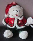 Lot  2  New  2004 Dan Dee Snowflake Friends Christmas Plush Teddy Bears Stuffy