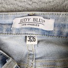 Judy Blue Jeans Womens 3 26 Blue Skinny Fit Casual Faded Distressed Denim Pants