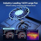 Llano V12 Laptop Cooling Pad  Gaming Laptop Cooler Stand 5 5inch Powerful Fan