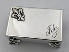 American O c Shreve   Co Antique Sterling Silver Stamp Box 19th Century