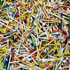 1000 Overrun And Misprinted 2 3 4  Wood Golf Tees  New And Unused Misprint 2x500