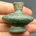 Unique Ancient Roman Glass Bottle  With Patina Circa 1st - 2nd Century Ad