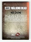 2017 Topps The Walking Dead S7 Characters C-1 Negan Jeffrey Dean Morgan Bxcp63