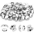 Locking Pin Back Pin Keeper Clasp Backing For Brooch Enamel Lapel 20 Pcs New