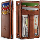 Slim Men Wallet Rfid Blocking Leather Bifold Front Pocket Money Clip Card Holder