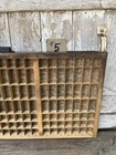 Antique Hamilton Mfg Co Wooden Printers Drawer Letterpress Typeset Tray  5