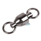 10pcs Fishing Ball Bearing Swivel Snaps Saltwater Tackle Heavy Duty Black Nickel