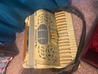 Vintage Marchetti   Mother Of Pearl Accordion   Made In Italy   W case  Working