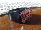 1950s Cadillac Crest Black Chrome Ring  10 Nos Unique Hi- Quality Class