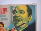 La Tercera Palabra  1956  Litho Movie Poster Pedro Infante Marga Lopez Mexican