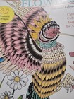 Lot Of 5  Brids    Flowers Adult Advanced Coloring Book 32 Spring summer Designs
