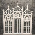 Window Gothic Retro Dollhouse Miniatures Accessories 1 12 Scale Plastic Palace