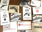 Huge Lot Vintage Ruger 1971-1980 Instructions Parts Lists Catalogs Manuals
