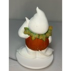 Vintage Ceramic Ghost Pumpkin Halloween Lamp Light-up Decor 12 