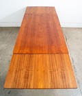 Mid Century Danish Modern Dining Table Denmark Teak Wood Extension Draw Leaf Nm