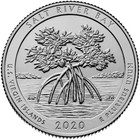 2020-p d s National Parks -  U s  Virgin Islands Bu Mint State  3  Coin Set