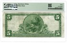 1902  5 National Banknote Pmg 30 Vf West Englewood Nj Fr 609 Plain Back Ch 12402