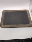 Antique Slate Chalkboard Wood Frame Country Schoolhouse Double Sided 13x9 