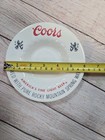 Vintage Coors Brewing Company 6  Ceramic Round Ash Tray Beer Advertising Ashtray