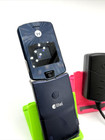 Motorola Razr V3a Navy Blue Alltel Flip Phone Vintage Rare - Very Good Condition