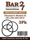 3 Pack Replacement Drive Belt Thumler s Rock Tumbler Model B   A-r-1 2 6 12  401
