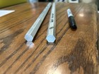 1 2  X 12  Long  2024 Aluminum Hex Bar  Lot Of 2