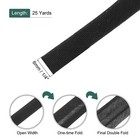 1 4 Inch Double Fold Bias Tape Continuous Bulk Bias Tape Black 25 Yards
