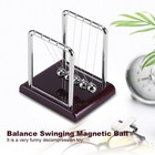 Big Newtons Cradle Balance Balance Balls Toy Funny Decompression Toy Ball Desk