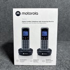 Motorola T612 Digital Cordless Telephone With Answering Machine Two Handsets