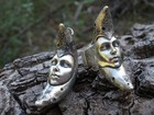 Moon Goddess His And Hers Jewelry Set Of Ring And Pendant  Sterling Silver 925