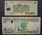 Iraqi Dinar 10 000 New Series And Vietnam Dong 100 000 - Unc - Coa Iqd Vnd