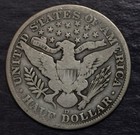 1913 D Barber Half Dollar Vg Bent    Lot 2129