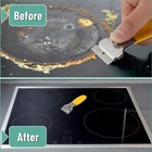 2 Razor Blade Scraper Set Locking 10 Steel Blades Tool Paint Sticker Glue Glass