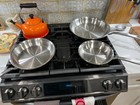 Made In Cookware - 5 Ply Stainless Clad Frying Pan 3 Pc Set  8  10    12  Italy