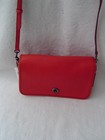 New Authentic Coach Deep Coral Glove Tanned Leather Crossbody Shoulder Bag 57325