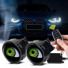 3 Inch Car Dynamic Devil Eyes Lights 12v Car Remote Control Eyes Retrofit Kit Us
