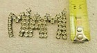 Vintage Rare Miami Vice Rhinestone Brooch