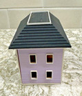 Vintage Hand Made G m Gudgel Miniature Purple Lavender House 1987 Signed  248