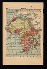 1902 Tiny Antique Map Of Africa Miniature Africa Atlas Map Decor 3278