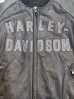 Harley Davidson Men s Xxl Leather Black N Gray 100th Anniversary Edition Jacket 