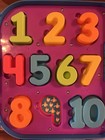 Sesame Street Cookie Monster On The Go Numbers With Take Along Case Incomplete