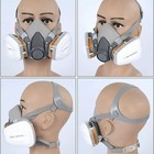 Half Face Gas Mask Painting Spraying Respirator Facepiece Reusable Respirator Us